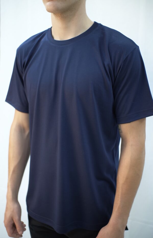 Camiseta Slim PV masculina m. curta, cor marinho noite - Image 2